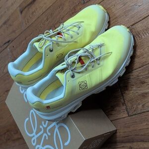 Loewe X On Running Cloudventure Yellow and White Trail Running Shoes